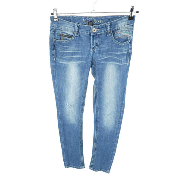 Ariya Skinny Jeans Womens 5 / 6 Low Rise Medium Wash Ankle Stretch - Picture 1 of 10